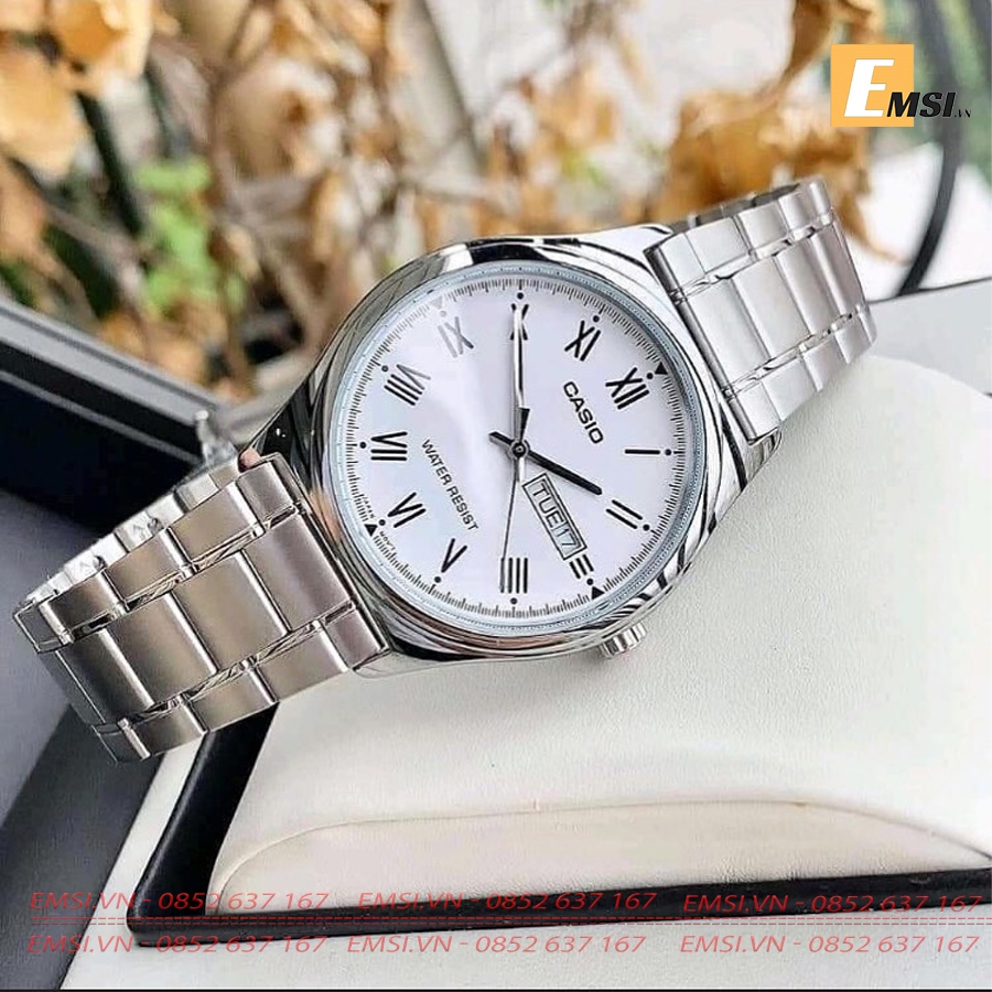 Casio MTP-V006D-7B - Đồng Hồ Nam - Pin / Quartz - Kính Khoáng - Size Mặt 38mm EMSI.VN
