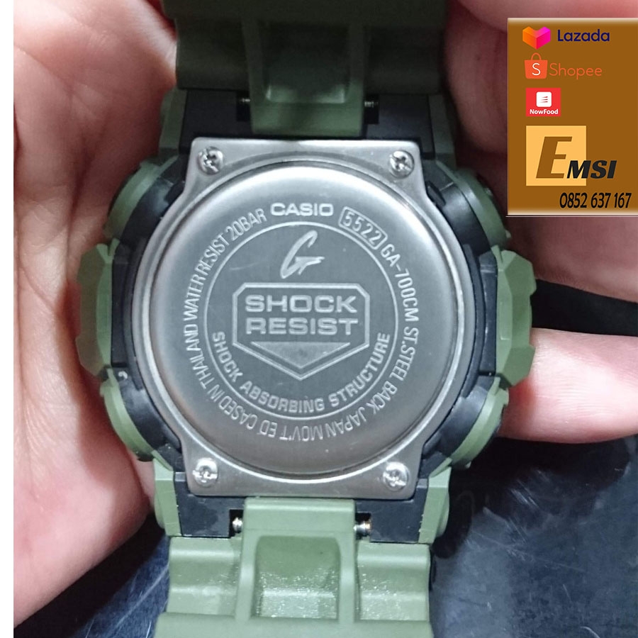 Đồng hồ Nam Casio GSHOCK GA-700CM-3ADR
