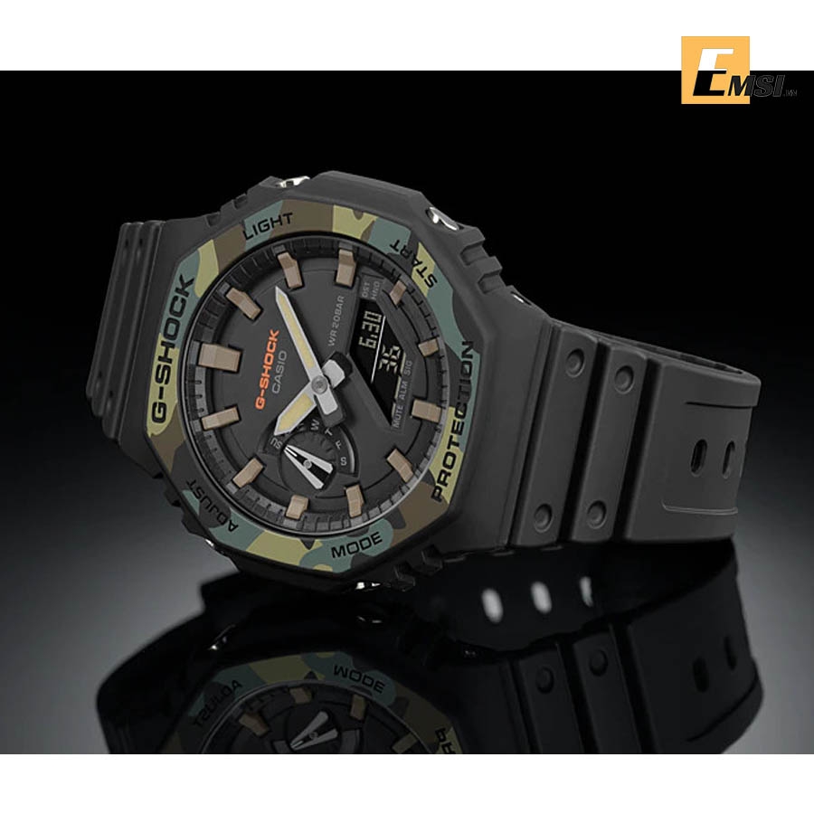 G-Shock GA-2100SU-1A - Đồng Hồ Nam - Điện Tử - Kính Khoáng - Size Mặt 45.4mm - Bảo Hành 5 Năm - Chính Hãng - Emsi.vn