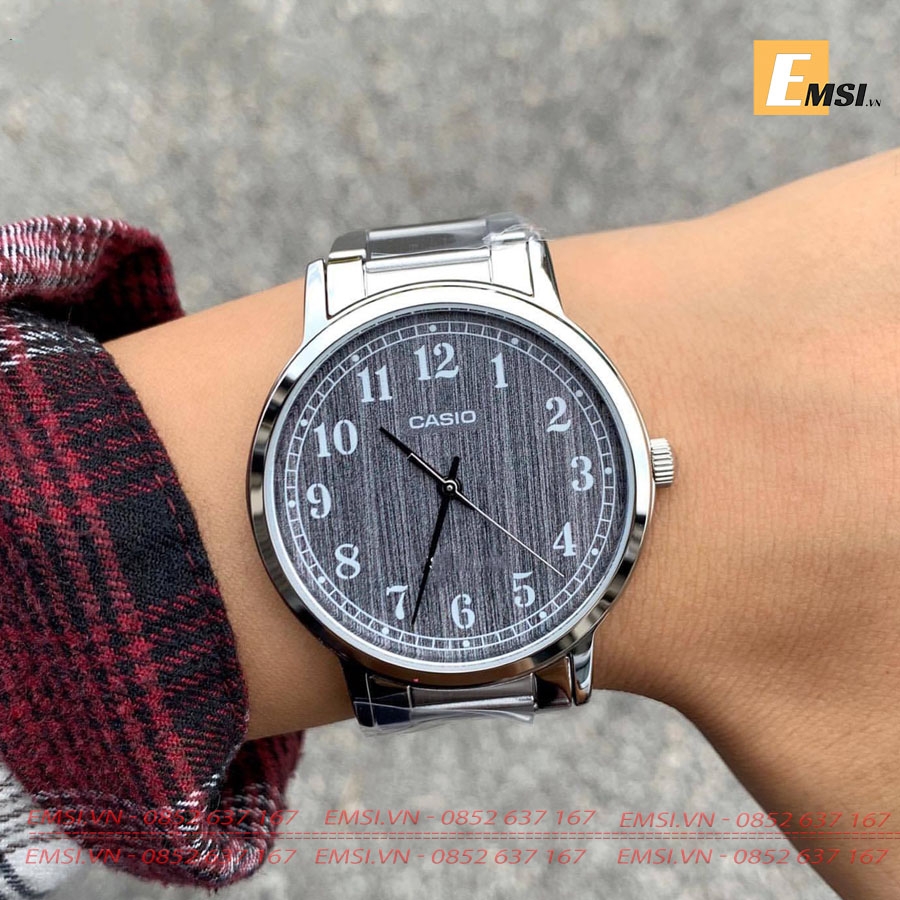 Casio MTP-E145D-1BDF - Đồng Hồ Nam - Pin/Quartz - Size Mặt 40mm - Kính Khoáng EMSI.VN