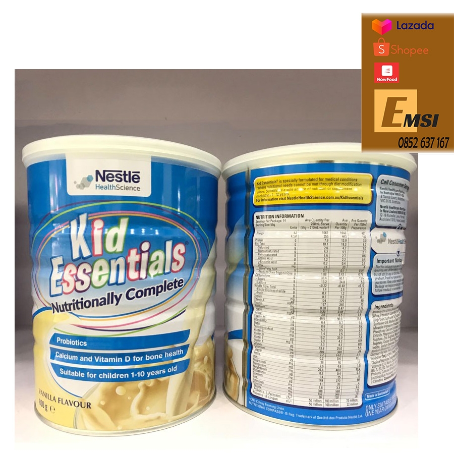 Sữa bột Kid Essentials 800g - Úc