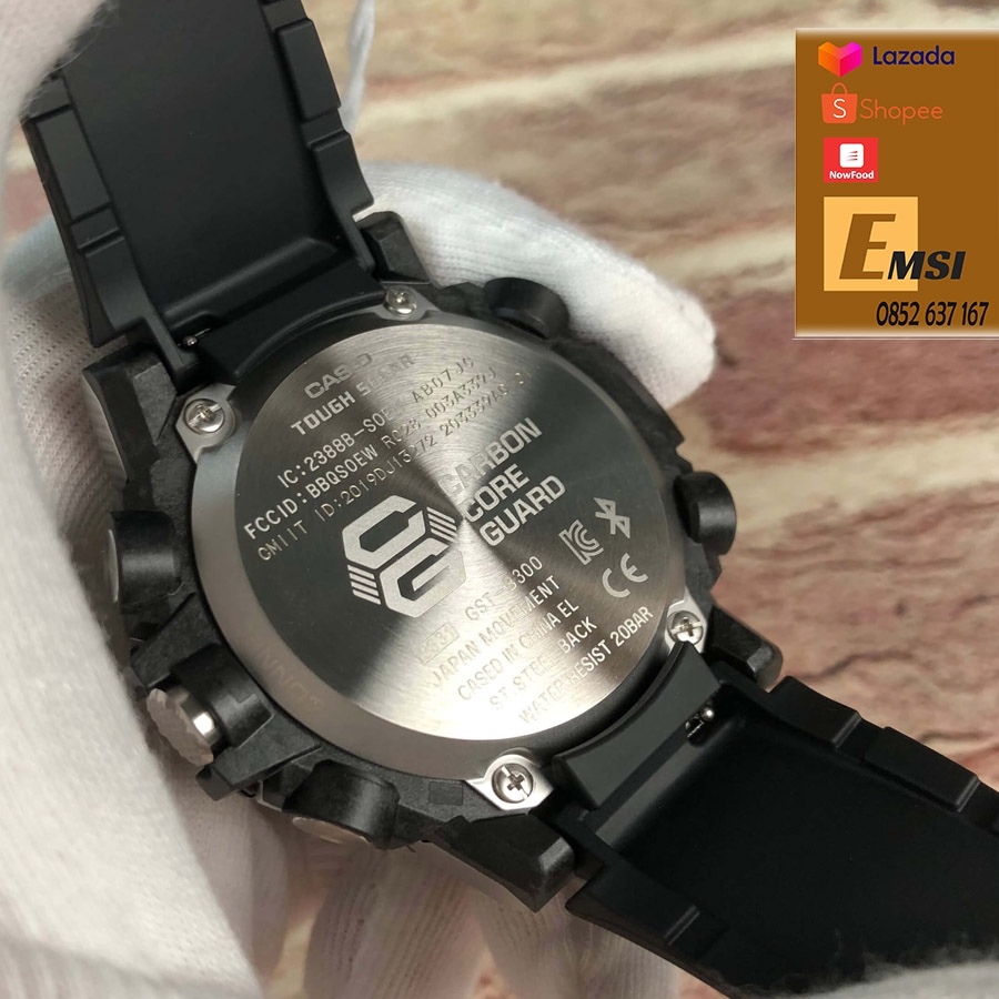 G-Shock GST-B300-1A - Đồng Hồ Nam - Điện Tử - Kính Khoáng - Size Mặt 50mm - Bảo Hành 5 Năm - Chính Hãng