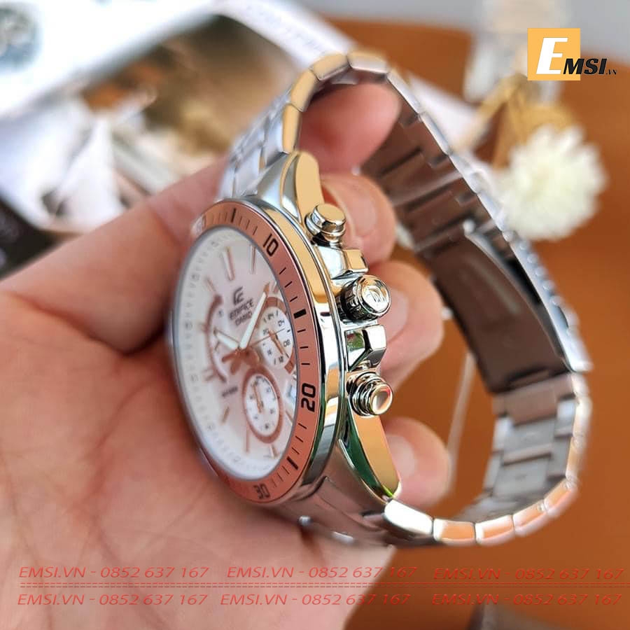 Casio Edifice EFR-552D-7A - Đồng Hồ Nam - Pin/Quartz - Size Mặt 47mm - Kính Khoáng EMSI.VN