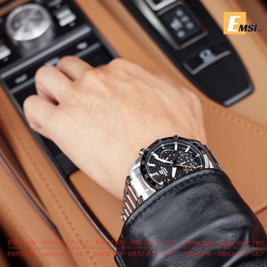 Edifice EQS-930DB-1AVUDF - Đồng Hồ Nam - Năng Lượng Mặt Trời - Kính Khoáng - Size Mặt 45.4mm EMSI.VN