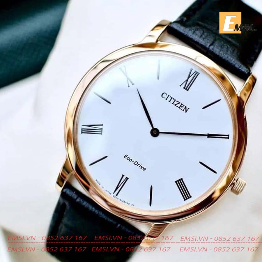 Citizen AR1113-12B - Đồng Hồ Nam - Eco Drive - Kính Sapphire - Size Mặt 39mm EMSI.VN