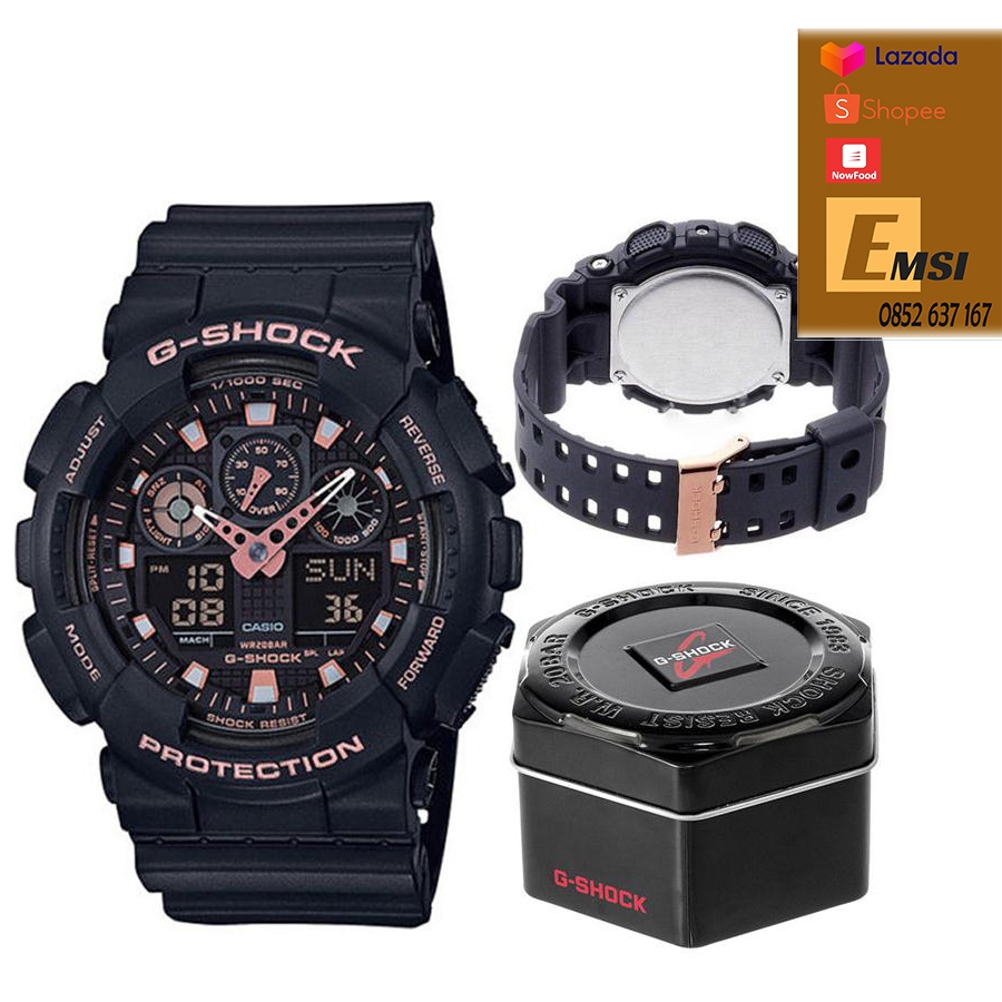Đồng hồ Casio G-Shock Nam GA-100GBX-1A4