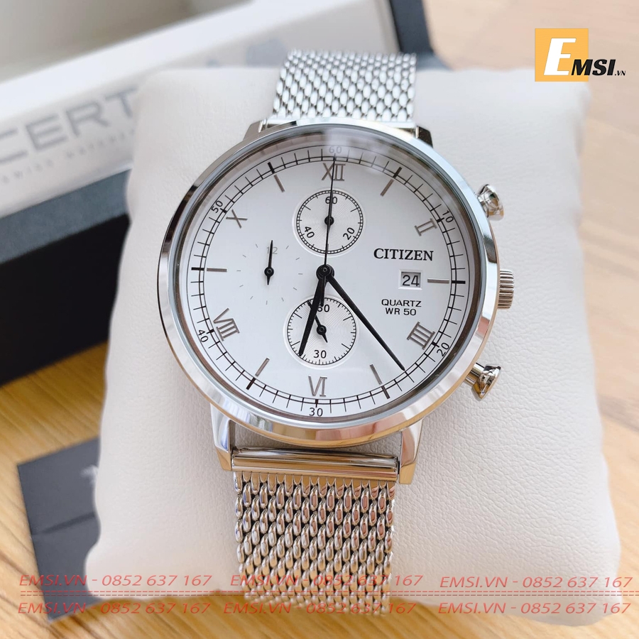 CITIZEN AN3610-80A - Đồng Hồ Nam - Pin/Quartz - Kính Khoáng - Size Mặt 42mm EMSI.VN