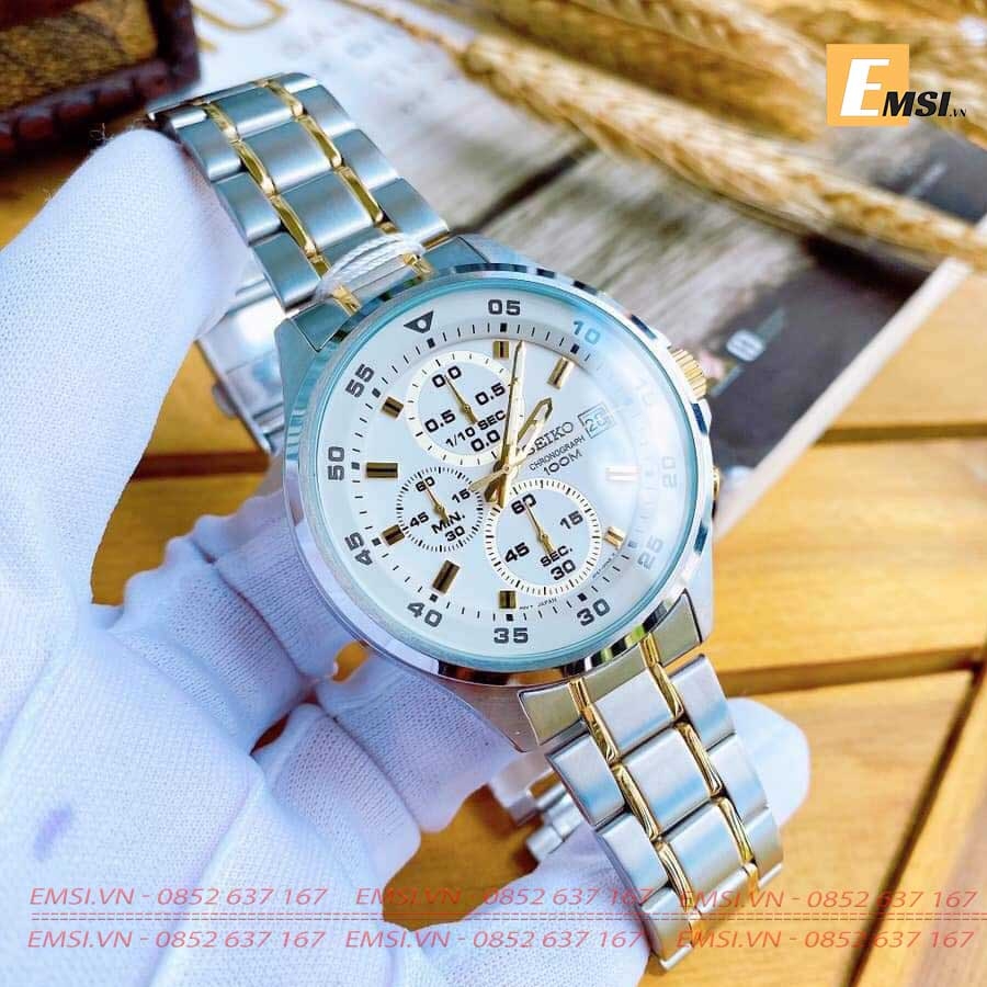 Seiko SKS629P1 - Đồng Hồ Nam - Pin/Quartz - Size Mặt 43mm - Hardlex Crystal  EMSI.VN