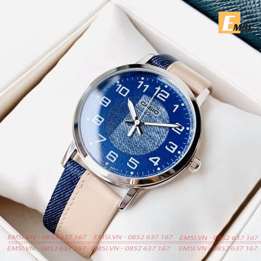 Casio MTP-E159L-2B2 - Đồng Hồ Nam - Pin/Quartz - Size Mặt 40mm - Kính Khoáng EMSI.VN