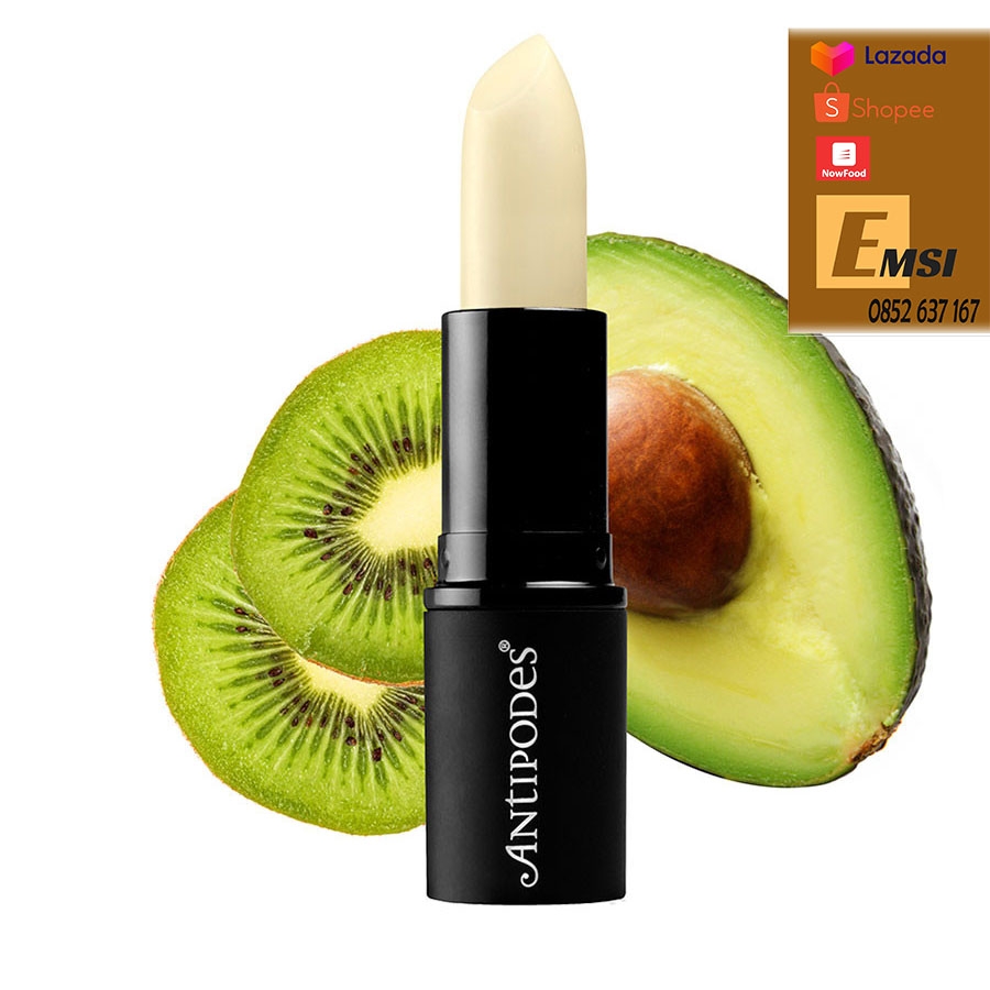 Antipodes Son Dưỡng Môi Chiết Xuất Dầu Kiwi Antipodes Kiwi Seed Oil Lip Conditioner 4g