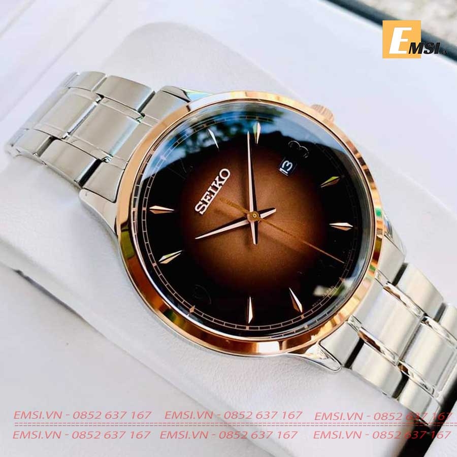 Seiko SGEH90P1 - Đồng Hồ Nam - Pin / Quartz - Hardlex Crystal - Size Mặt 40.5mm EMSI.VN
