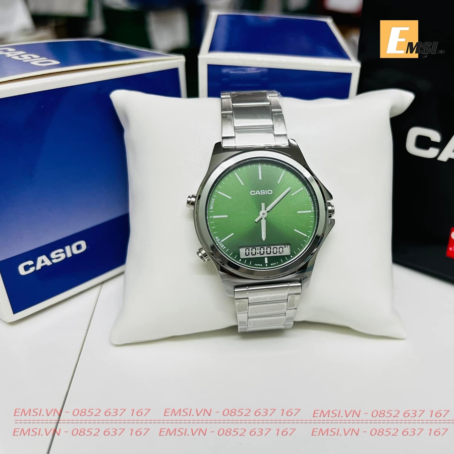 Casio MTP-VC01D-3EUDF - Đồng Hồ Nam - Pin/Quartz - Size Mặt 41.6mm - Kính Khoáng EMSI.VN