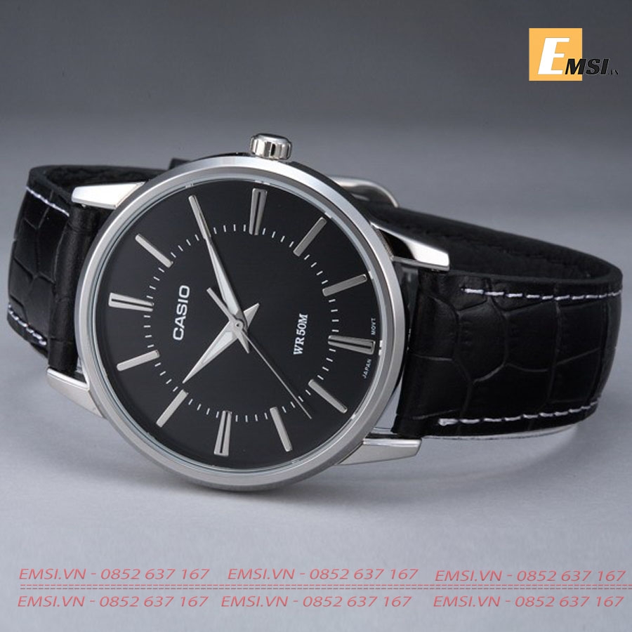Đồng Hồ Cặp Đôi Casio MTP-1303L-1AVDF Và LTP-1303L-1AVDF - Dây Da, Size mặt Nam 40mm & 30mm EMSI.VN