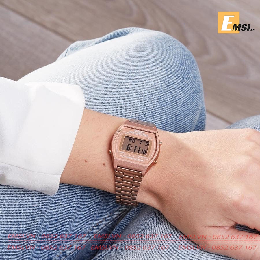 Casio B640WC-5A - Kính nhựa - Đồng hồ Unisex - Đồng hồ điện tử - Size mặt 35mm EMSI.VN