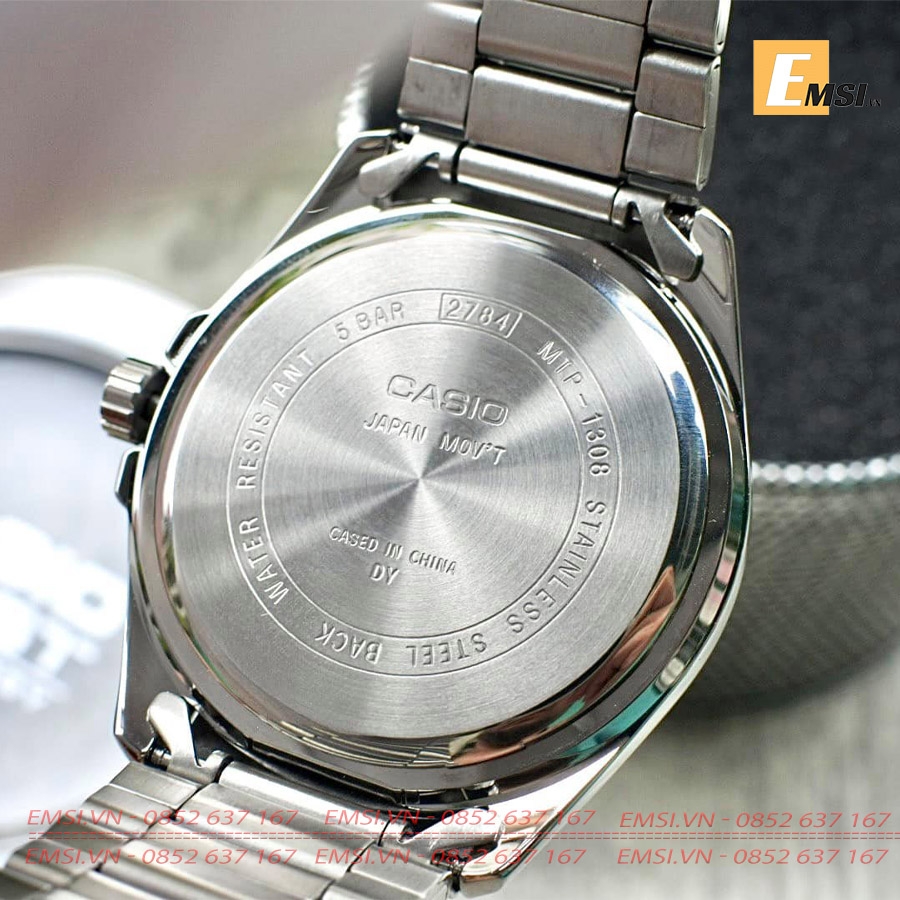Casio MTP-1308D-1A2VDF - Đồng Hồ Nam - Pin/Quartz - Size Mặt 43.5mm - Kính Khoáng EMSI.VN