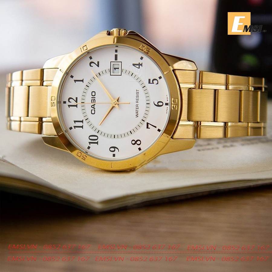 Casio MTP-V004G-7B - Đồng Hồ Nam - Pin / Quartz - Kính Khoáng - Size Mặt 41.5mm EMSI.VN