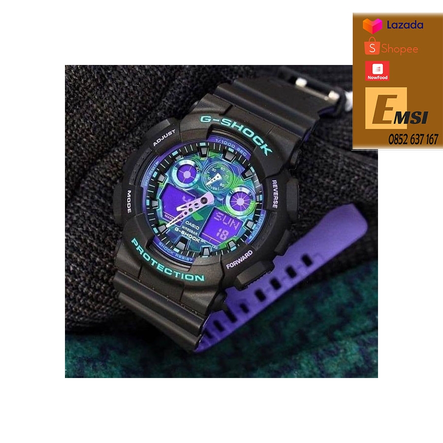 Đồng hồ nam Casio G-SHOCK GA-100BL-1A