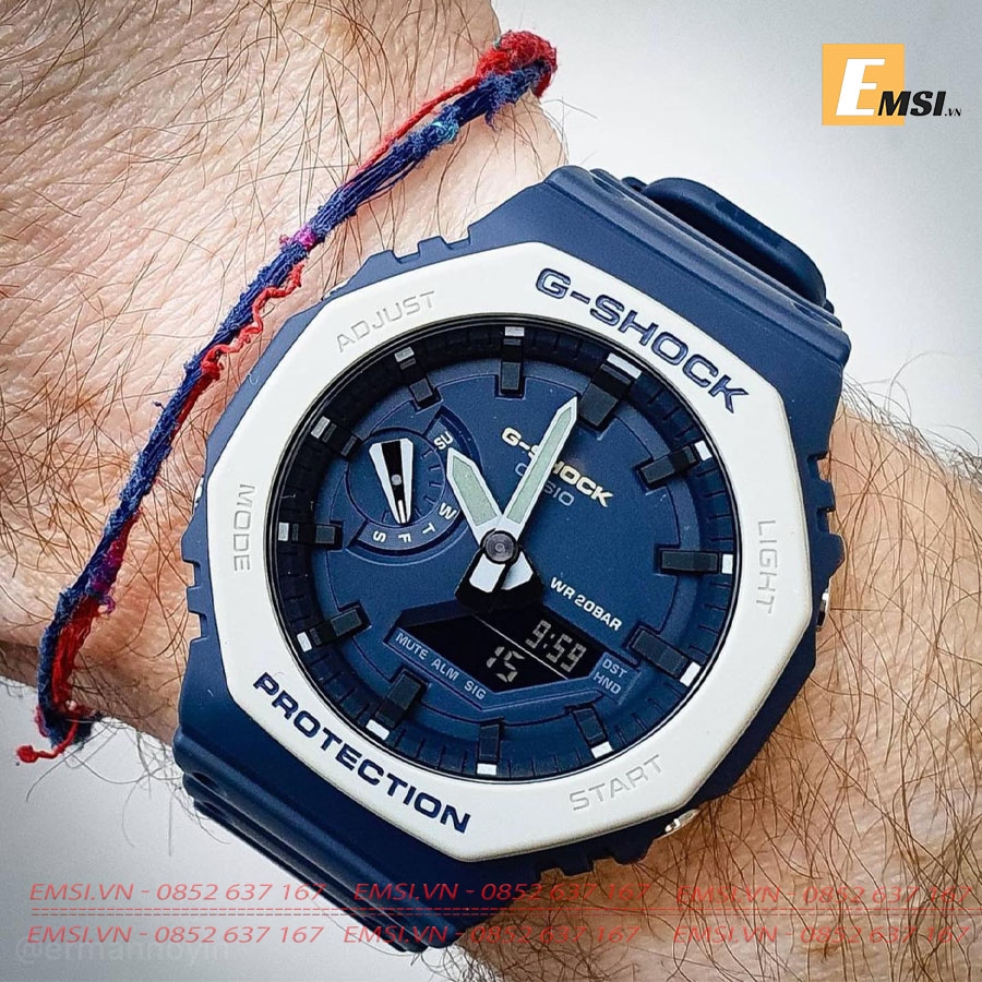 Gshock GA-2110ET-2A - Đồng hồ nam - Pin / Quartz - Size mặt 45.4mm - Kính khoáng EMSI.VN