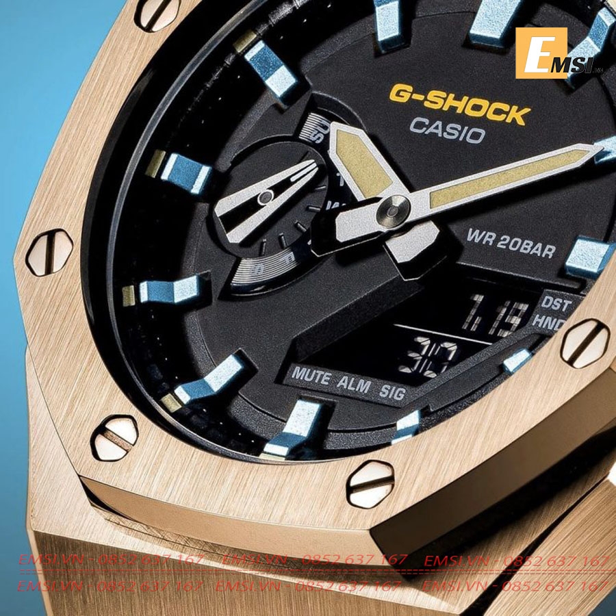 Đồng hồ Nam G-Shock GA-2110SU-9A  – Custom AP Royal Oak Rose Gold Steel Special EMSI.VN