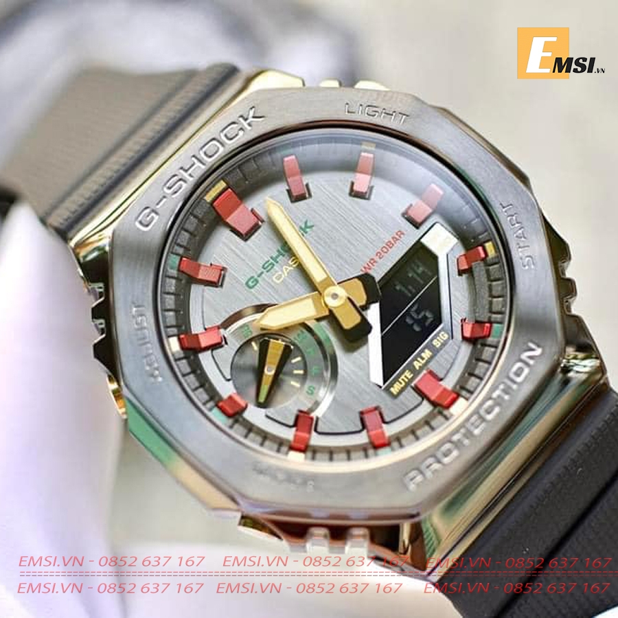 Casio G-Shock GM-2100CH-1ADR - Đồng Hồ Nam - Pin/Quartz - Kính Khoáng - Size Mặt 40.5mm EMSI.VN