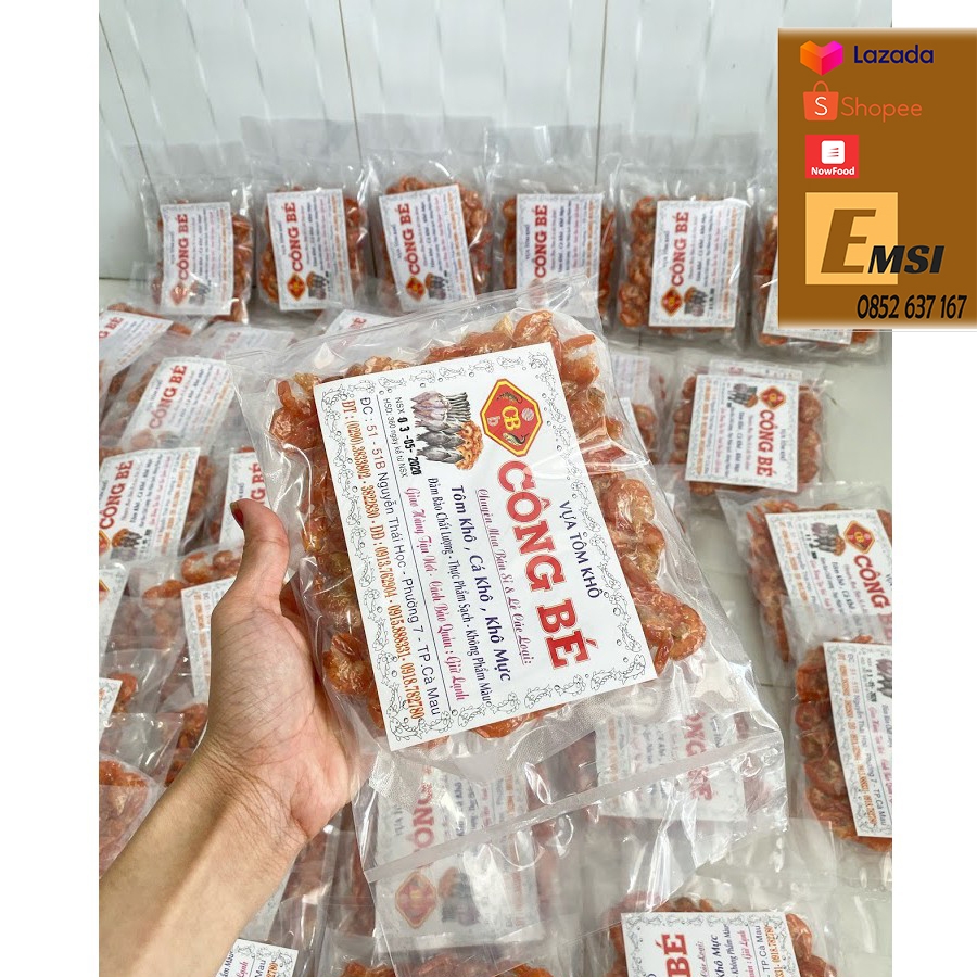 Tôm khô nấu canh size vừa 500Gr