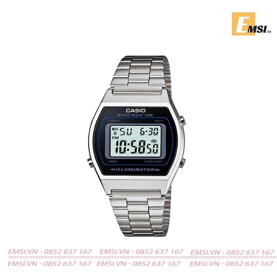 Casio B640WD-1A - Đồng Hồ Unisex - Điện Tử - Kính Nhựa - Size Mặt 35mm EMSI.VN