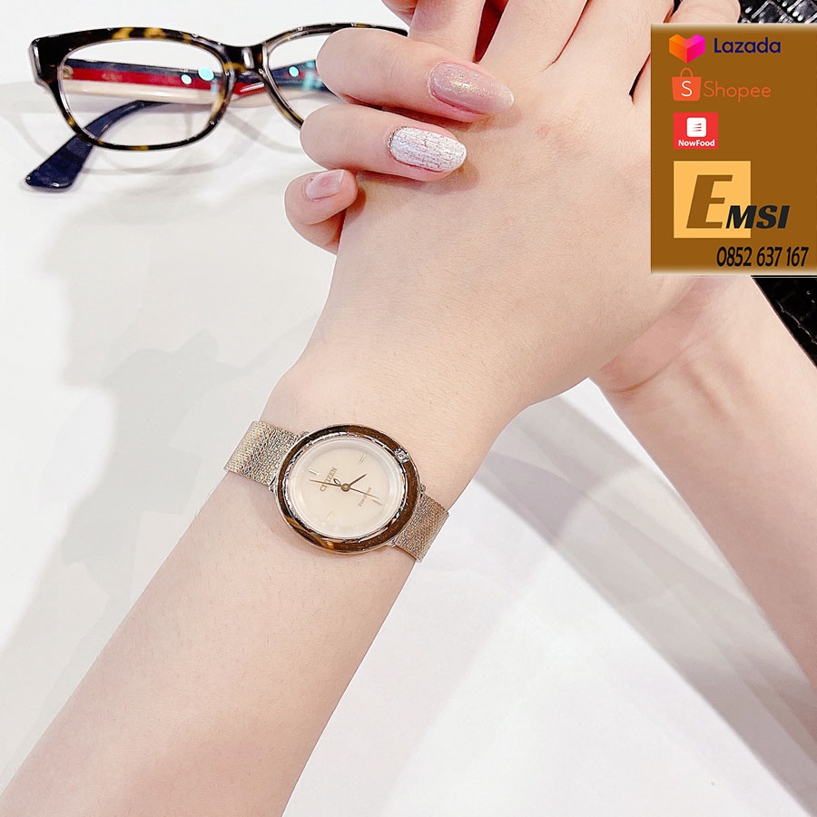 Đồng hồ nữ Citizen Ambiluna Rose Gold EM0643-50X