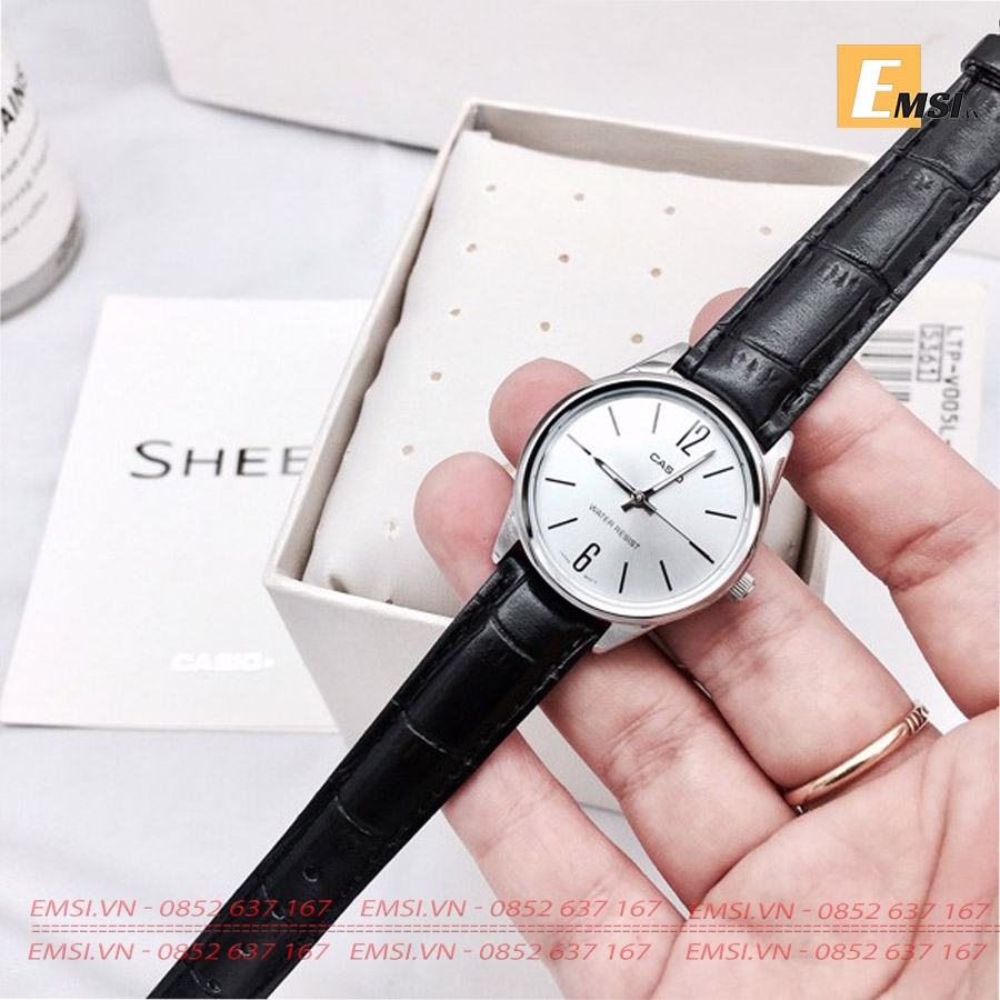 Casio LTP-V005L-7B - Đồng Hồ Nữ - Pin/Quartz - Kính Khoáng - Size Mặt 28mm EMSI.VN