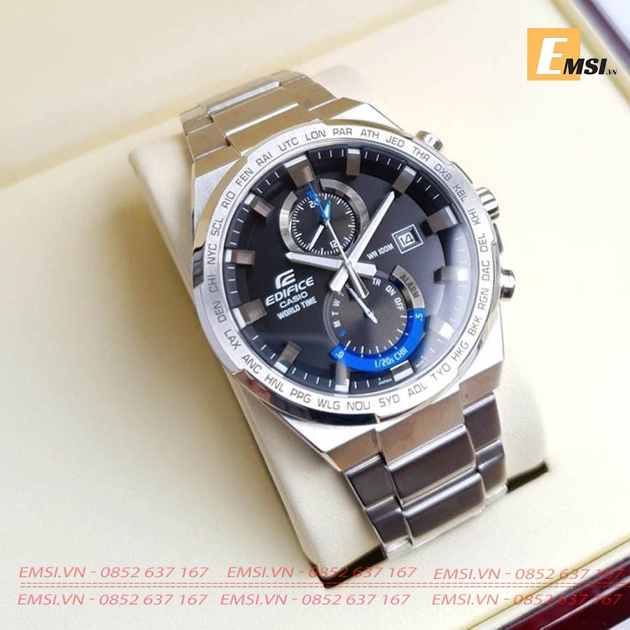 Casio Edifice EFR-542D-1A - Đồng Hồ Nam - Pin/Quartz - Size Mặt 44.5mm - Kính Khoáng EMSI.VN