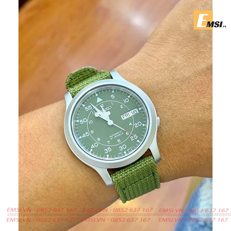 Seiko SNK805K2 - Đồng Hồ Nam - Máy Cơ / Automatic - Size Mặt 37mm - Kính Khoáng EMSI.VN