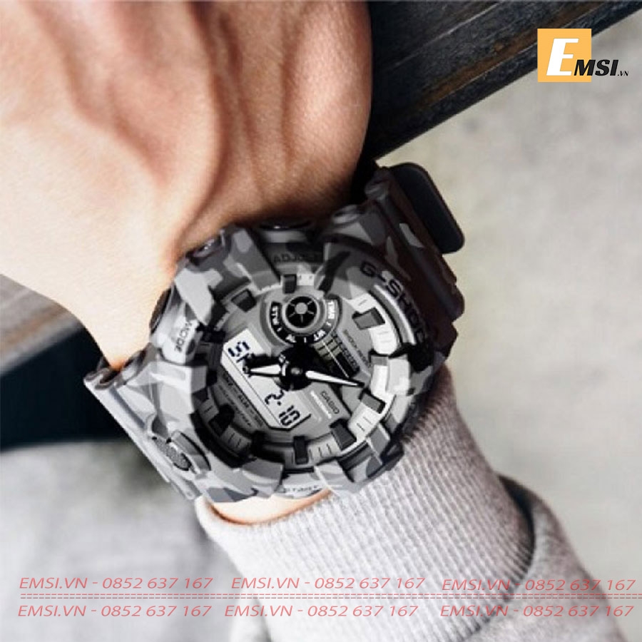 G-Shock GA-700CM-8A - Đồng Hồ Nam - Pin / Quartz - Kính Khoáng - Size Mặt 53.4mm EMSI.VN