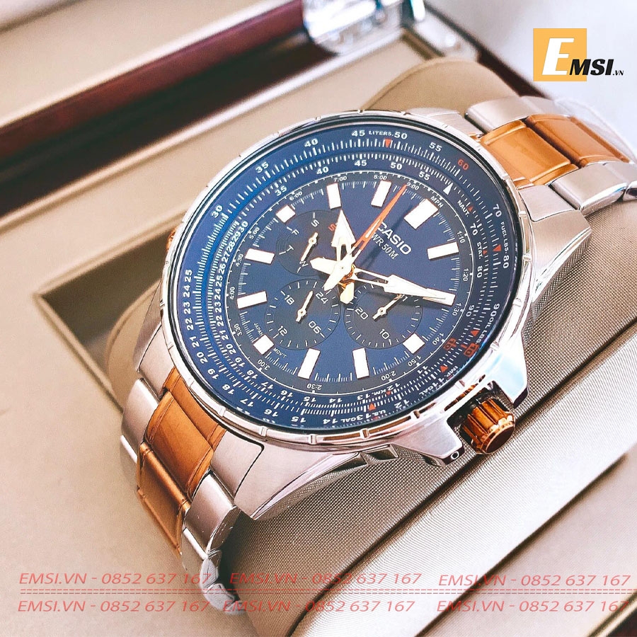 Casio MTP-SW320RG-2A - Đồng Hồ Nam - Pin/Quartz - Kính Khoáng - Size Mặt 47mm EMSI.VN