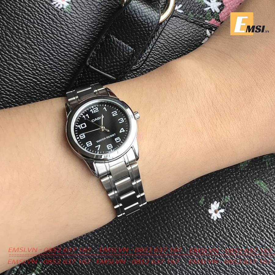 Casio LTP-V001D-1B - Đồng Hồ Nữ - Pin/Quartz - Kính Khoáng - Size Mặt 25mm EMSI.VN