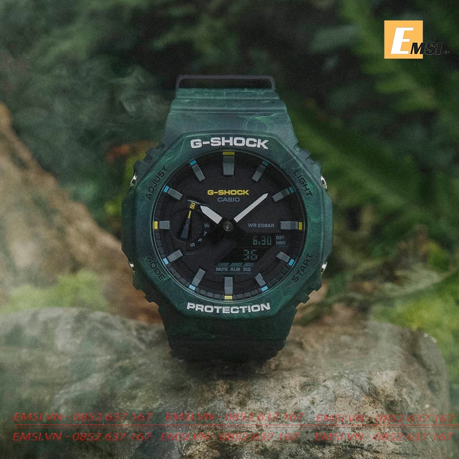 Đồng hồ Casio G-Shock Nam GA-2100FR-3A (Casio 45.4mm)