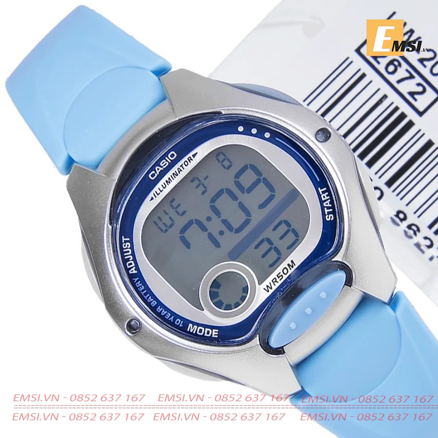 Casio LW-200-2BVDF - Đồng Hồ Nữ - Điện Tử - Size Mặt 35mm - Kính Nhựa EMSI.VN