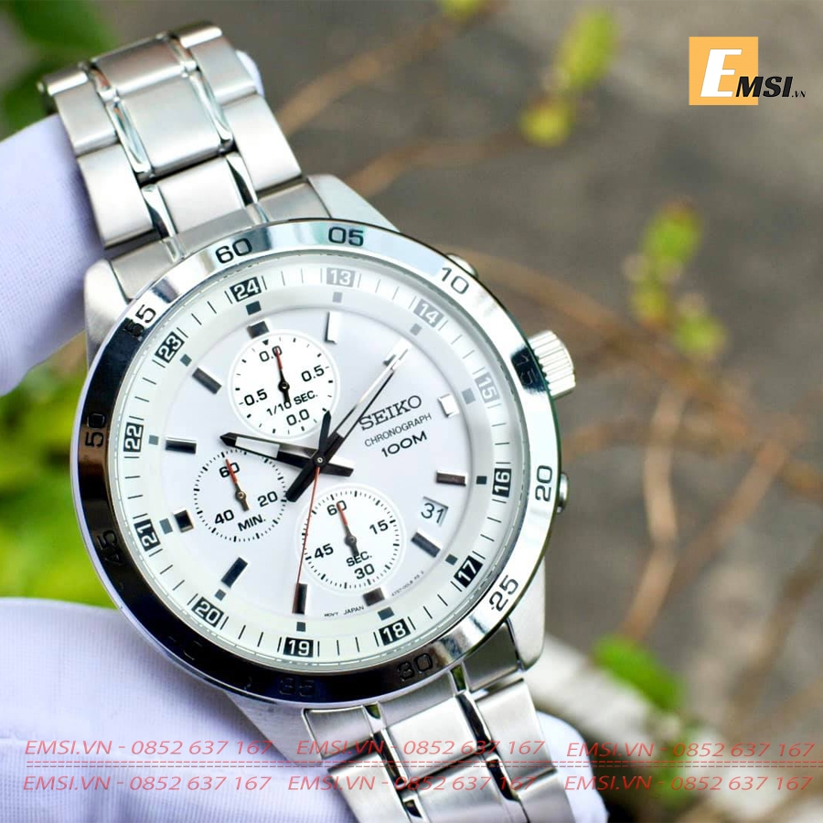 Seiko SKS637P1 - Đồng Hồ Nam - Pin / Quartz - Kính Khoáng - Size Mặt 43mm EMSI.VN