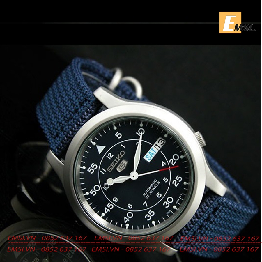 Seiko SNK807K2 - Đồng Hồ Nam - Máy Cơ / Automatic - Size Mặt 37mm - Kính Khoáng EMSI.VN