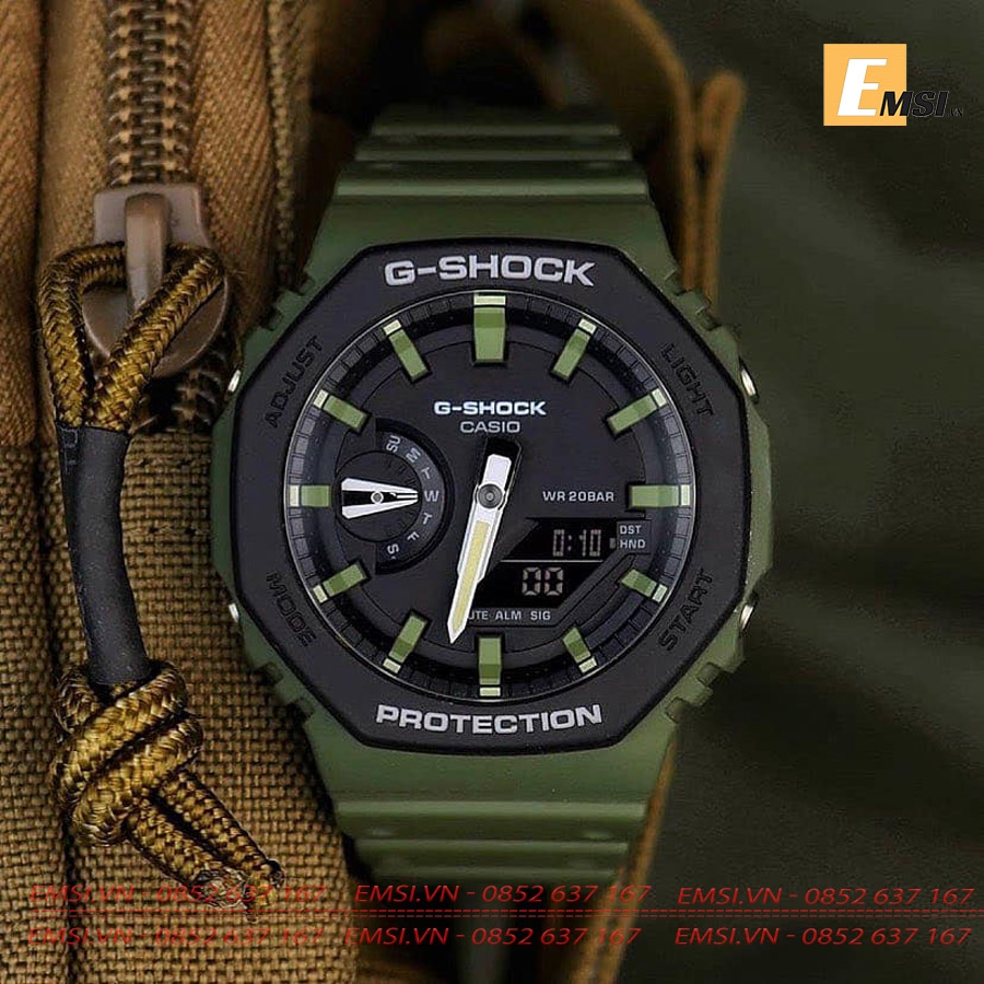 G-Shock GA-2110SU-3A - Đồng hồ nam - Điện tử - Size mặt 45.4mm - Kính khoáng EMSI.VN
