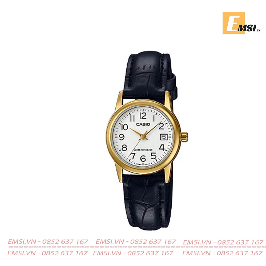 Casio LTP-V002GL-7B2UDF - Đồng hồ nữ - Đồng hồ Quartz - Size mặt 25mm - Kính khoáng EMSI.VN