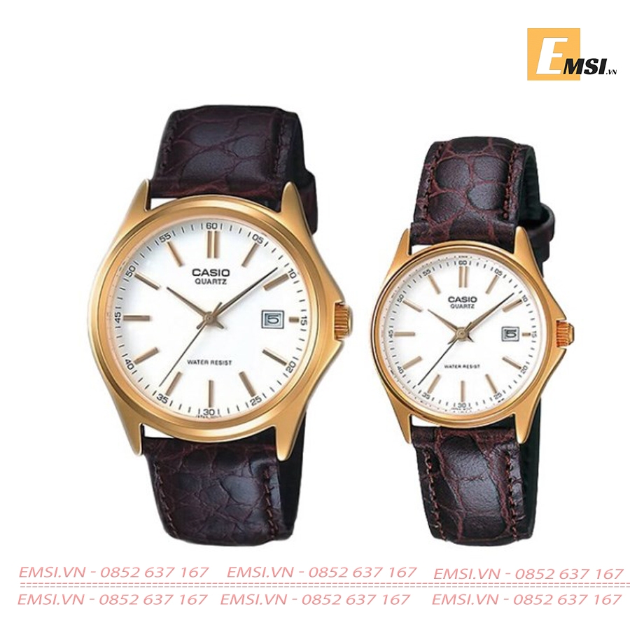 Đồng hồ đôi Casio LTP-1183Q-7ADF & MTP-1183Q-7ADF size mặt 38 mm (Nam) – 28.5 mm (Nữ) EMSI.VN