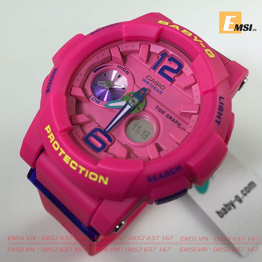 Baby-G BGA-180-4B3 - Đồng Hồ Nữ - Điện Tử - Size Mặt 44mm - Kính Khoáng EMSI.VN