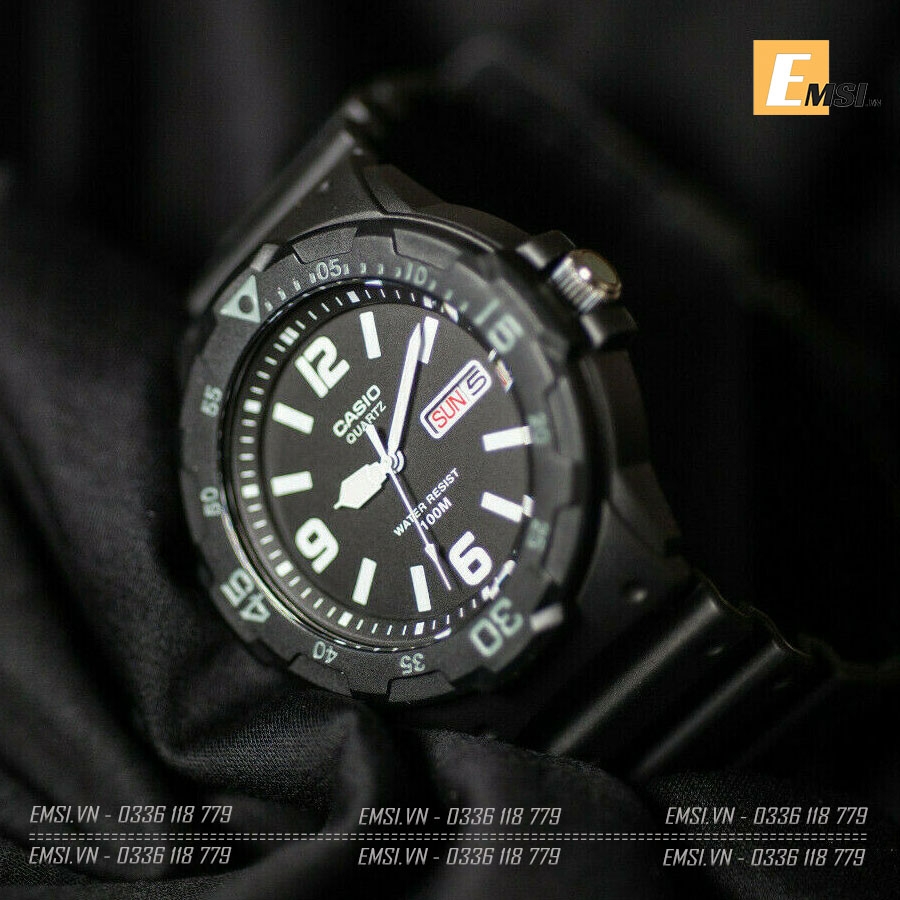 Casio MRW-200H-1B2VDF - Đồng Hồ Nam - Pin / Quartz - Kính Nhựa - Size Mặt 44.5mm - Bảo Hành 5 Năm - Chính Hãng