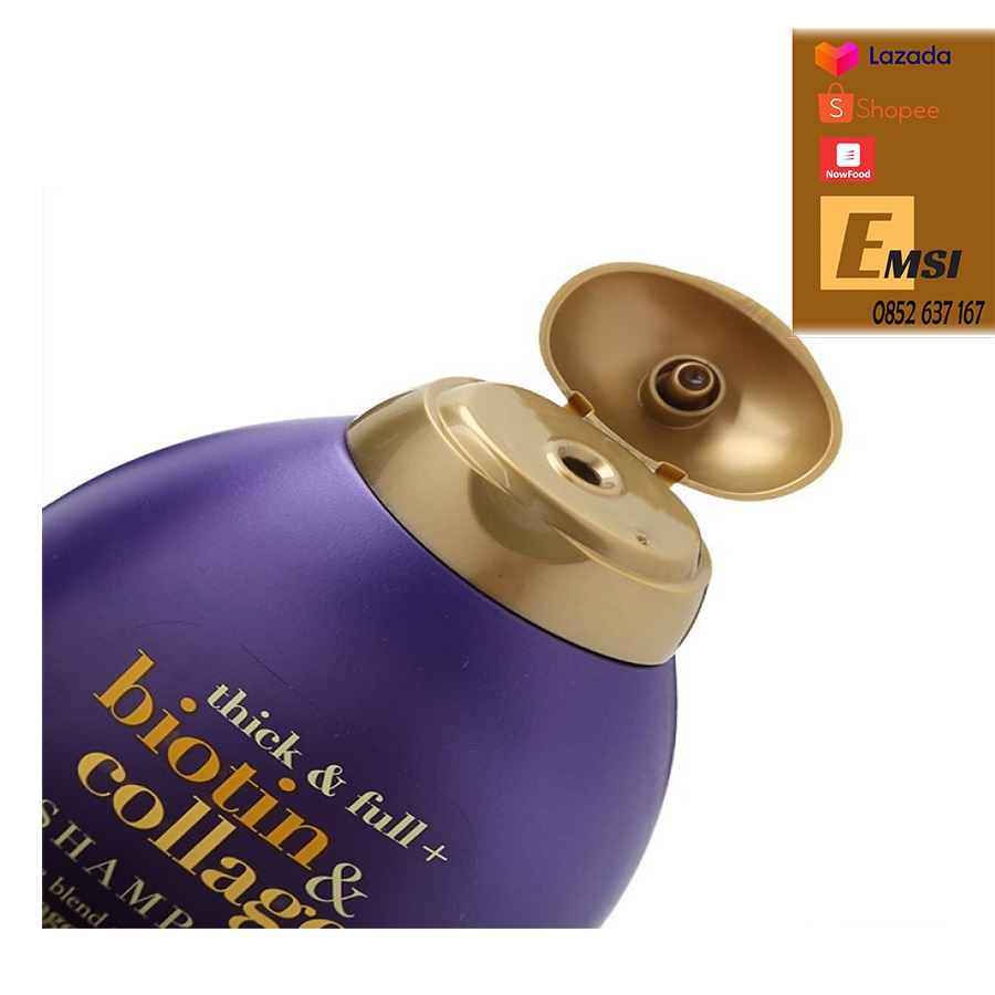 OGX Dầu Gội Biotin & Collagen 385ml