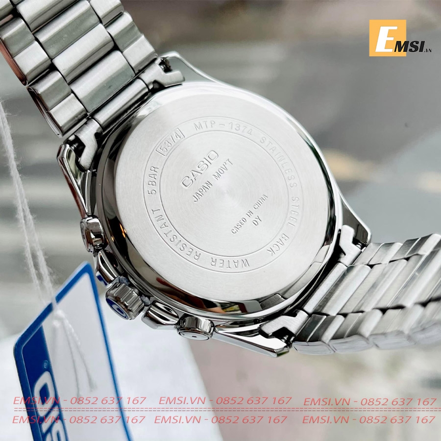 Casio MTP-1374D-1A - Đồng Hồ Nam - Pin / Quartz - Kính Khoáng - Size Mặt 43.5mm EMSI.VN