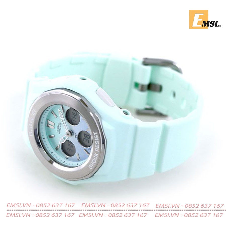 Baby-G BGA-100ST-3A - Đồng Hồ Nữ - Điện Tử - Size Mặt 39mm - Kính Khoáng EMSI.VN