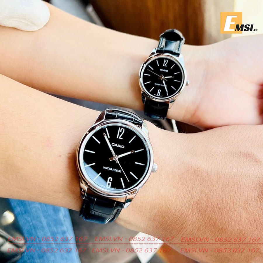 Casio MTP-V005L-1B - Đồng hồ nam - Pin / Quartz - Size mặt 40mm - Kính khoáng EMSI.VN