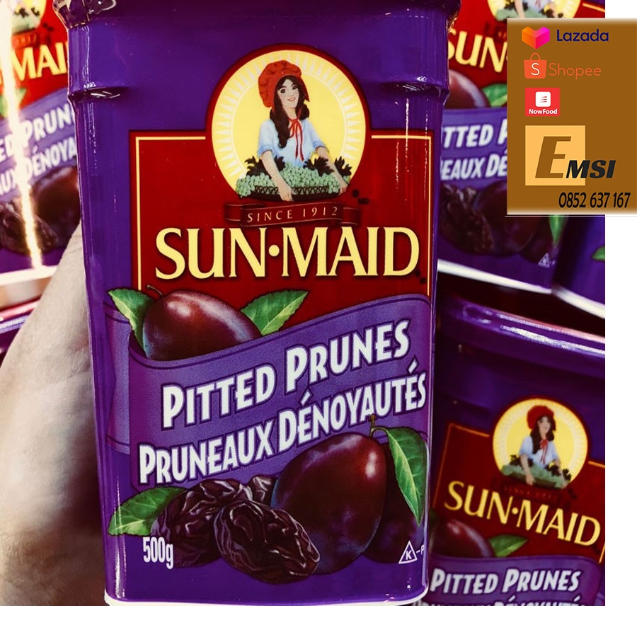 Mận Sấy Khô Sun - Maid Hộp 500g của Mỹ