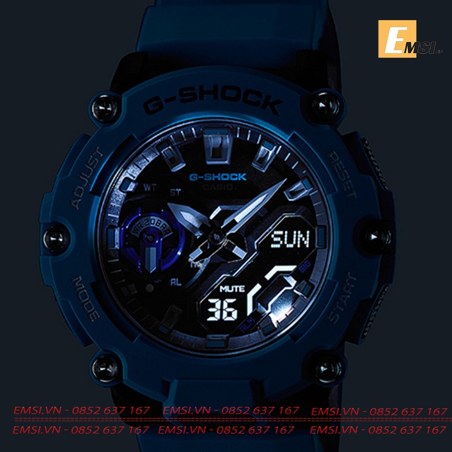 G-Shock GA-2200-2A - Đồng Hồ Nam - Pin/Quartz - Size Mặt 47.5mm - Kính Khoáng EMSI.VN