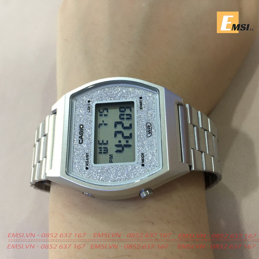 Casio B640WDG-7DF - Đồng Hồ Nữ - Điện Tử - Kính Nhựa - Size Mặt 35mm EMSI.VN
