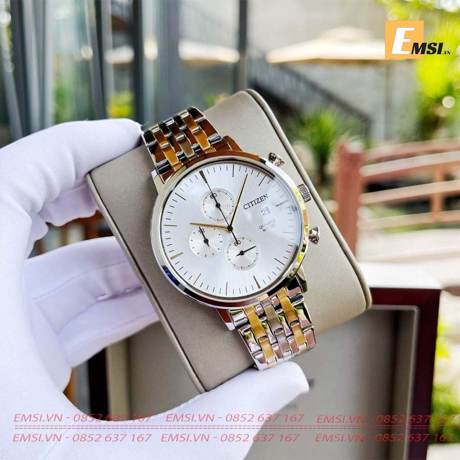 CITIZEN AN3614-54A - Đồng Hồ Nam - Pin/Quartz - Kính Khoáng - Size Mặt 41mm EMSI.VN